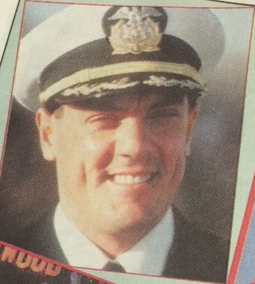 Oscar Fittipaldi in captain uniform.