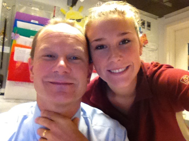 Father and daughter Glen and Olivia Efford,