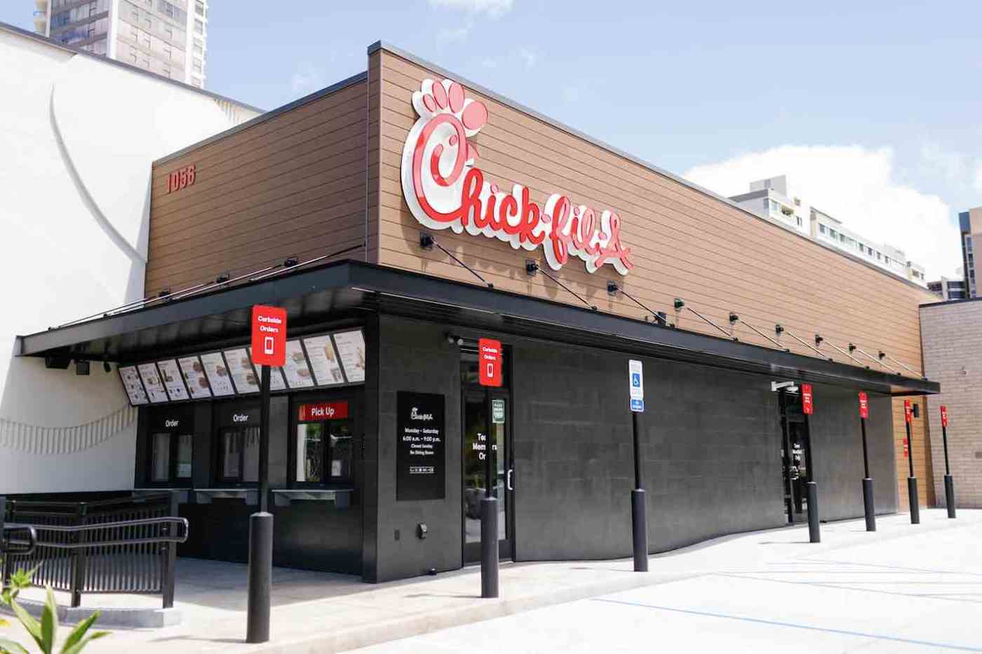 Exterior of Chick-fil-A Makiki