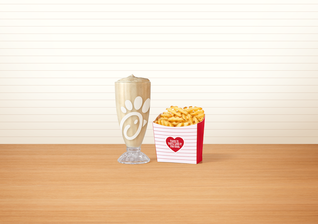 Frosted Coca-Cola® Soda and Waffle Fries