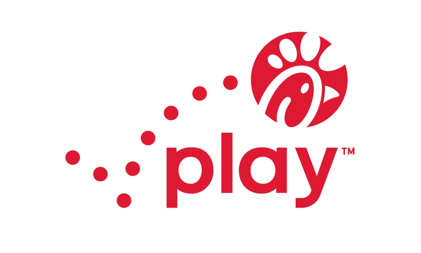 Chick-fil-A Play logo with stylized chicken and the word play™