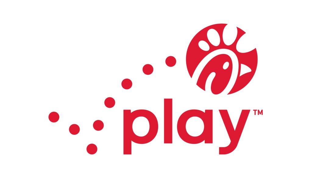 Chick-fil-A Play logo with stylized chicken and the word play™