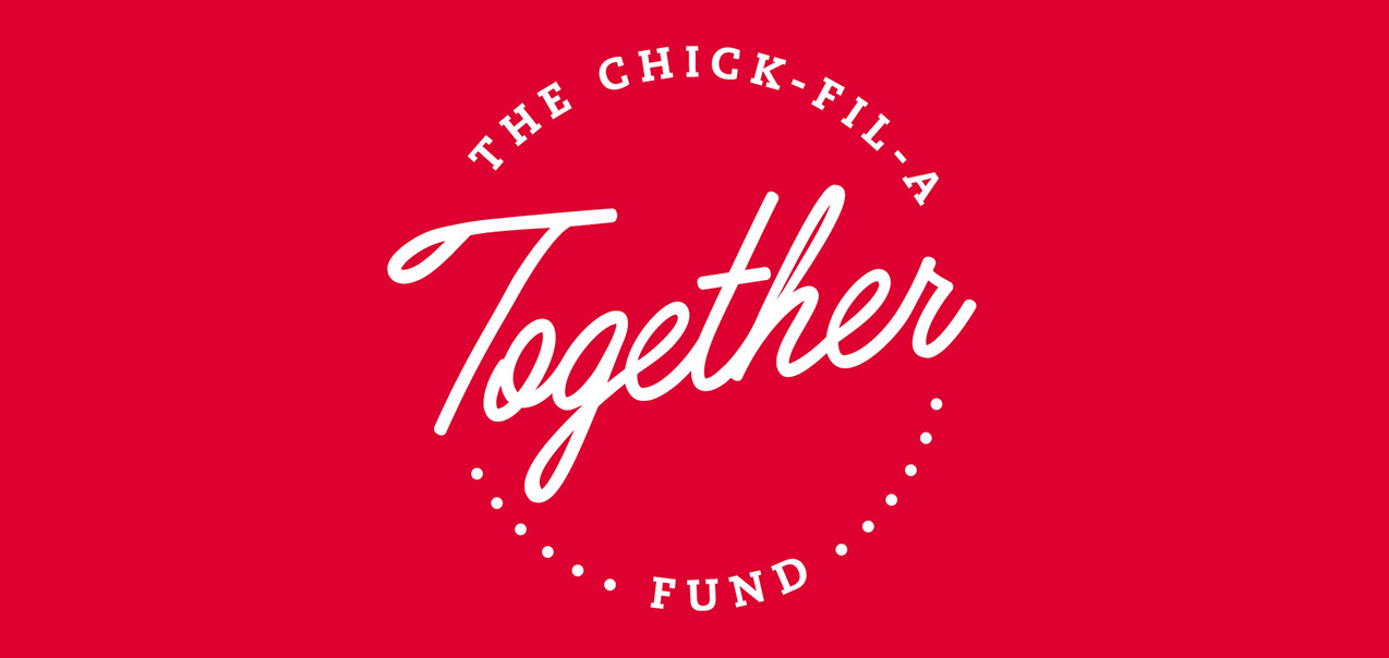 Logo with the words The Chick-fil-A Together Fund