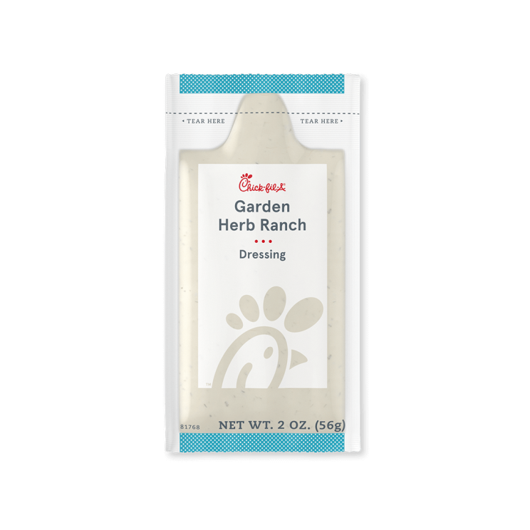 Packet of Garden Herb Ranch Dressing