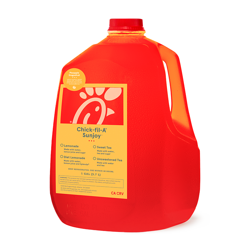 Gallon Pineapple Dragonfruit Sunjoy® (1/2 Sweet Tea, 1/2 Lemonade)