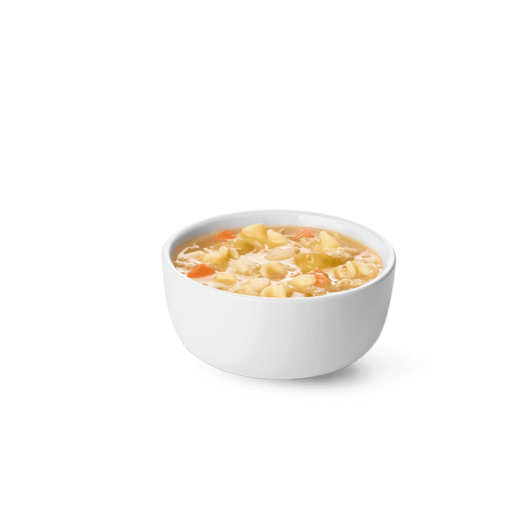 A cup of Chicken noodle soup