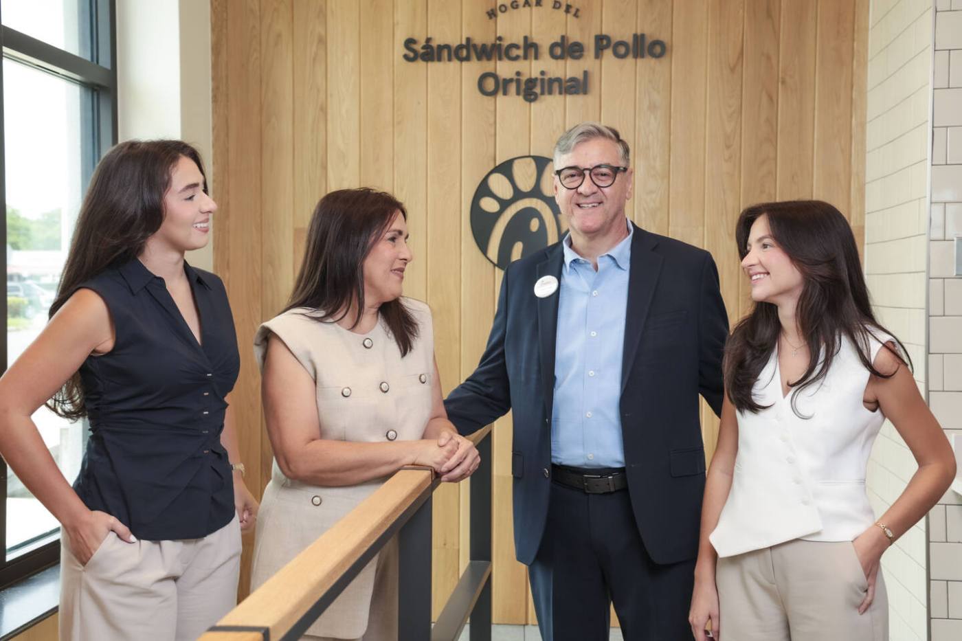 David Firpo with his family