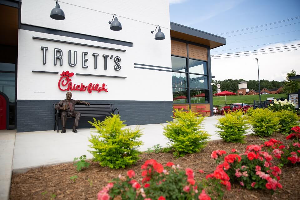 Outside view of Truett’s Chick-fil-A
