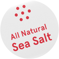 Close up of the text on the Chick-fil-A Waffle Potato Fries® package that says "All Natural Sea Salt"