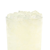 Closeup of Chick-fil-A Lemonade on a white background  