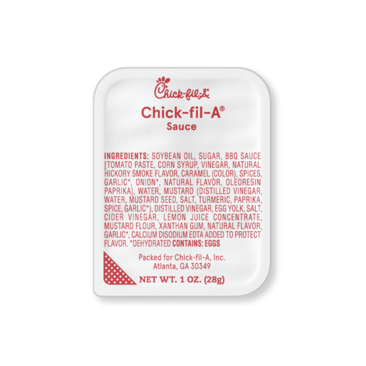 Single serve packet of Chick-fil-A® Sauce