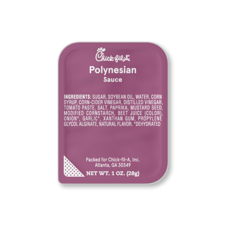 Single serve package of Polynesian Sauce