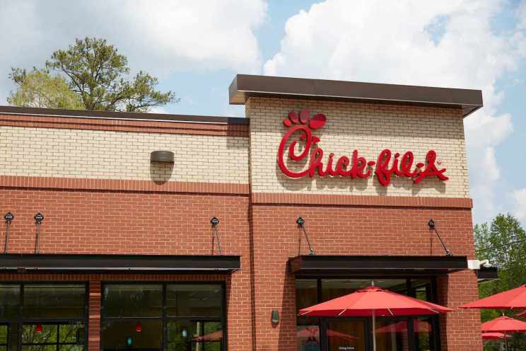 Exterior of Chick-fil-A Restaurant