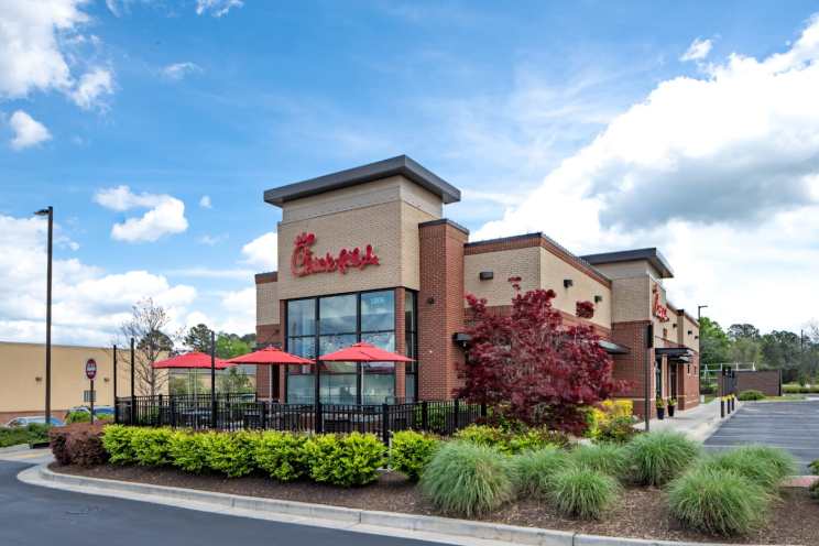 Exterior of Chick-fil-A Restaurant