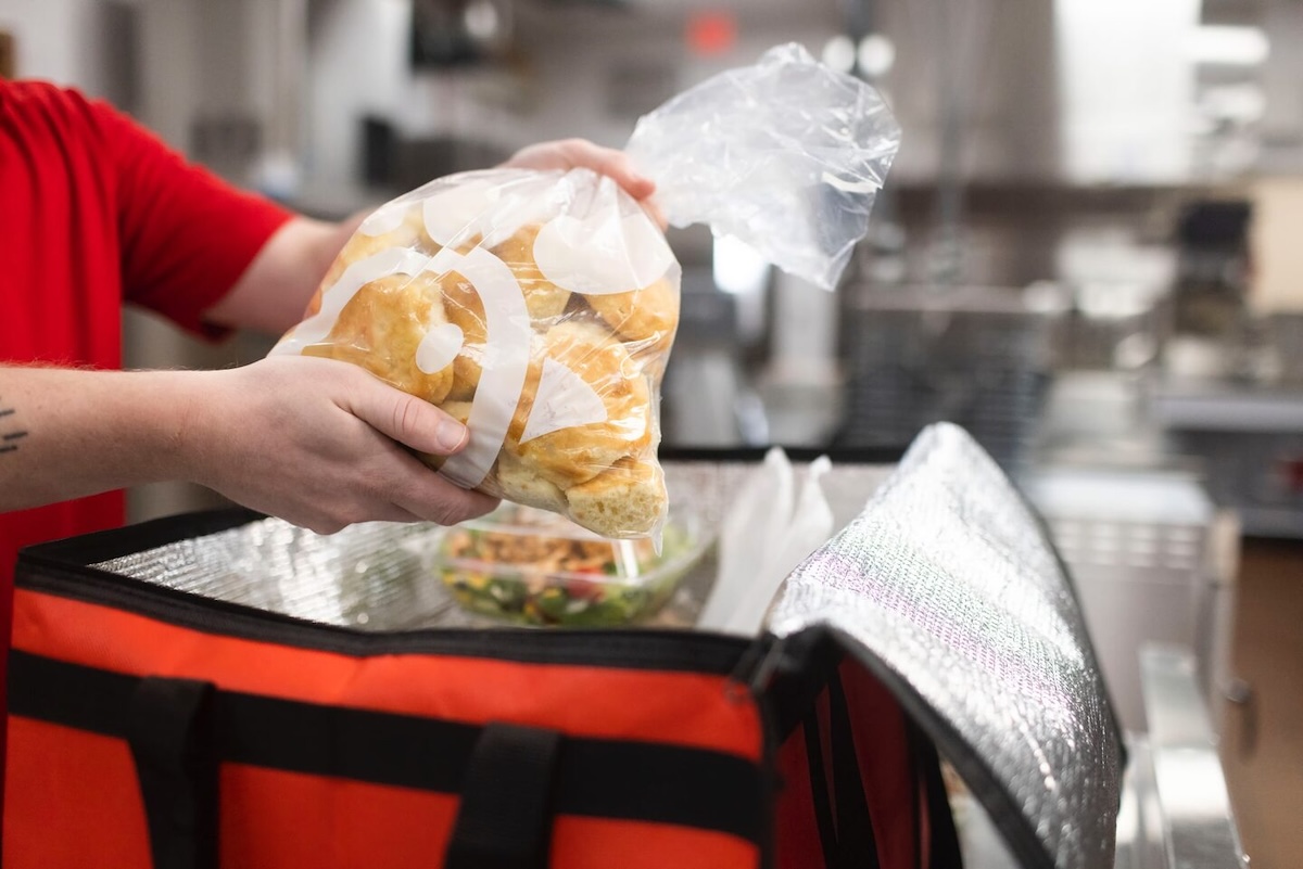 Surplus food being donated to Shared Table partner