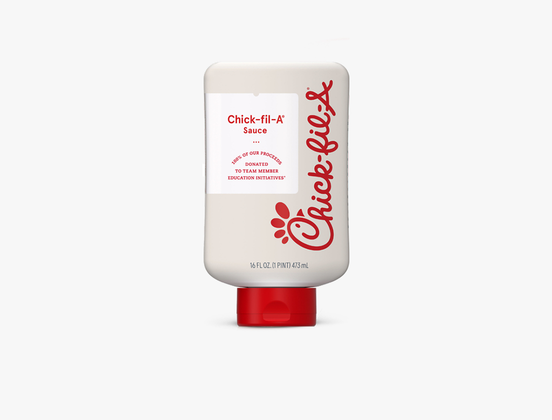 A bottle of Chick-fil-A® Sauce