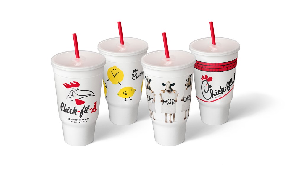 Chick-fil-A's new collectible cups.