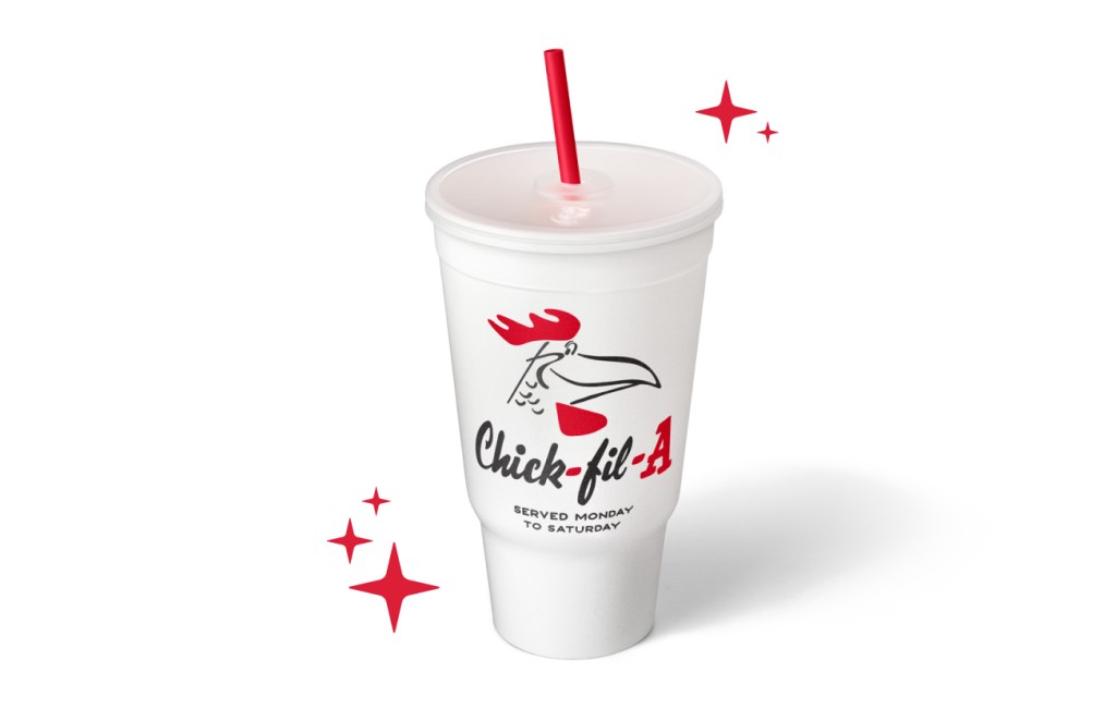 Doodles Classic Cup with red stars around it