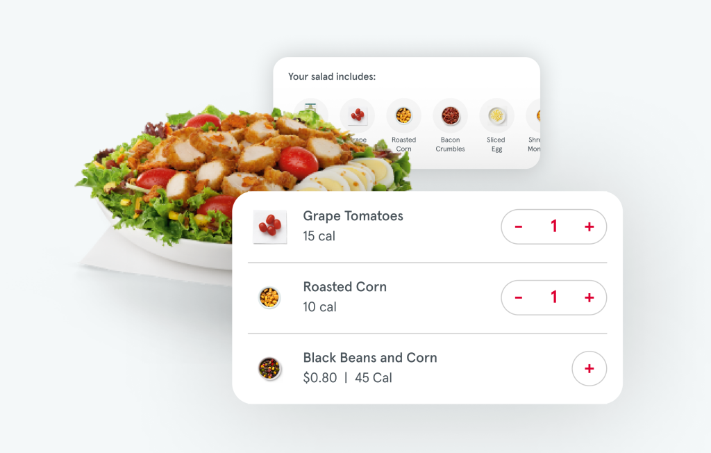 The Cobb Salad page in the Chick-fil-A® App