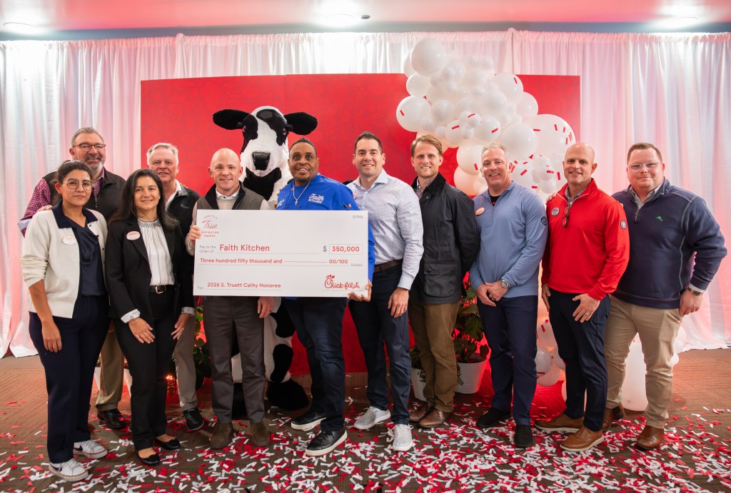 San Antonio, Tex. nonprofit Faith Kitchen was surprised with a $350,000 grant after being named the S. Truett Cathy Honoree for the 2026 True Inspiration Awards® program. The funding will support continued meal service and expand job training programs to help serve more than 5,000 individuals experiencing homelessness each year.
