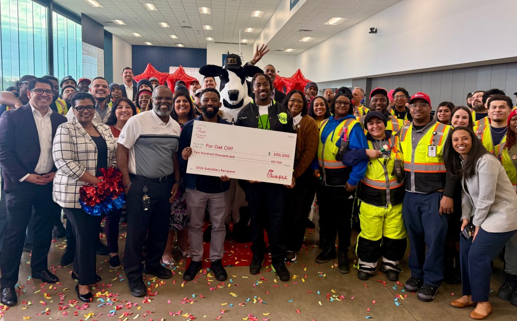 For Oak Cliff, one of five Subsidiary category winners, received a $200,000 grant from Chick-fil-A, Inc. through the 2026 Chick-fil-A True Inspiration Awards®. The grant will strengthen the organization’s culturally responsive programs in South Oak Cliff, expanding access to education, workforce development and community resources. 